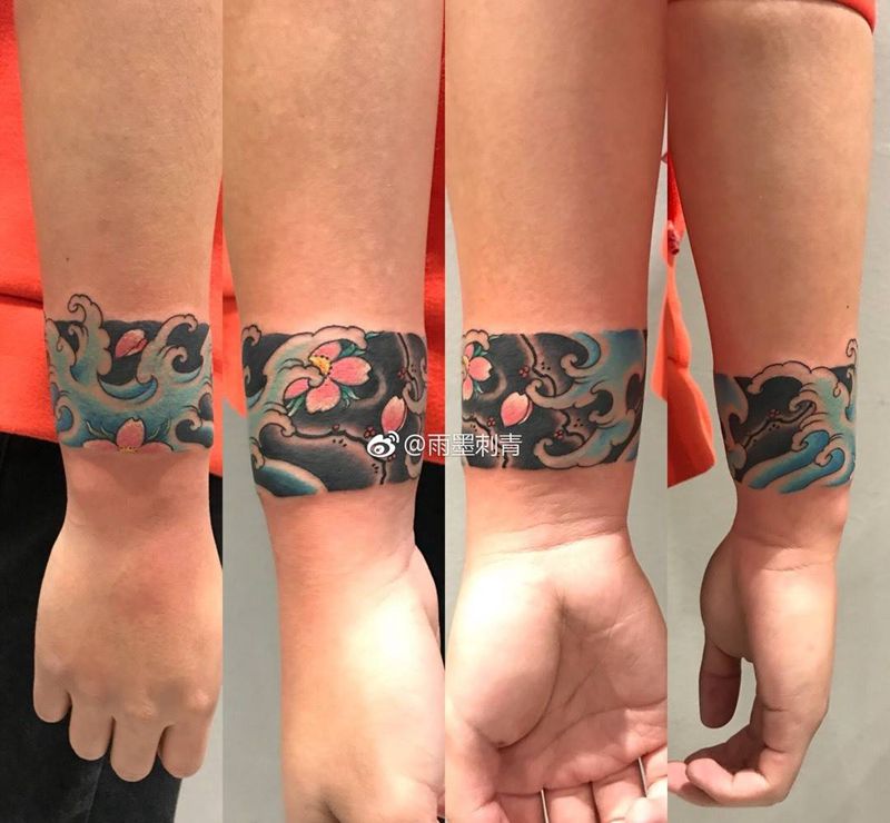 手环纹身图片