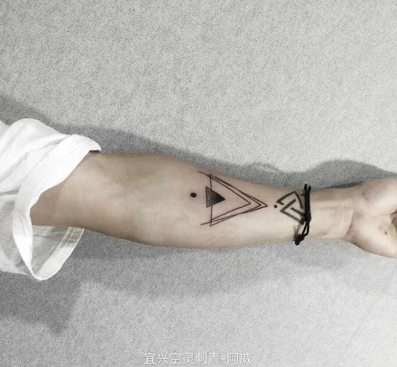 几何纹身图片