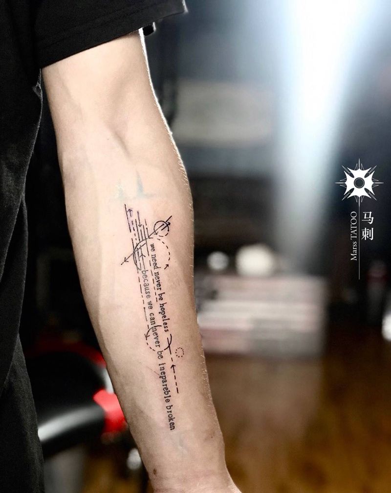 字母纹身图片
