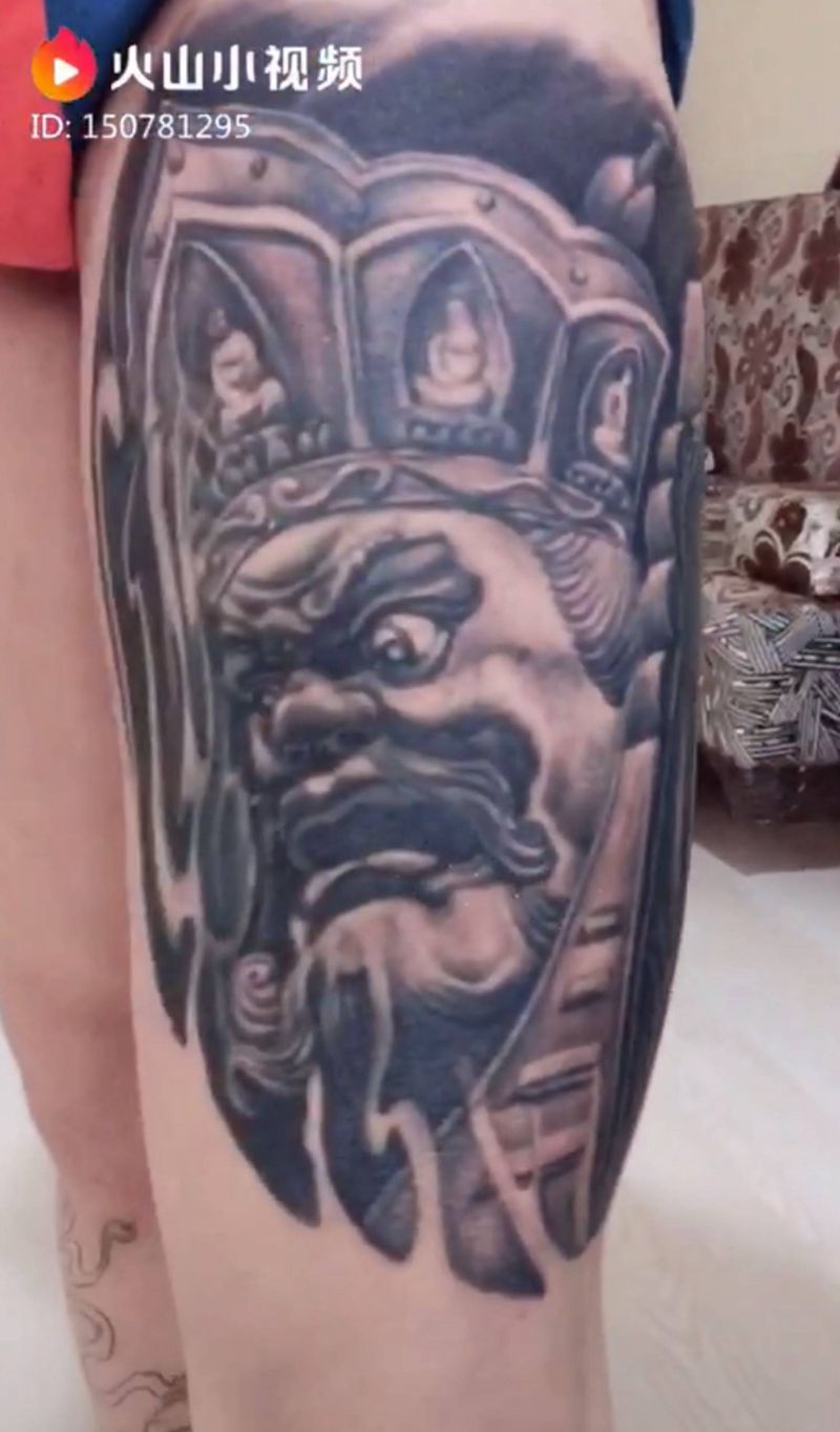 天王纹身图片
