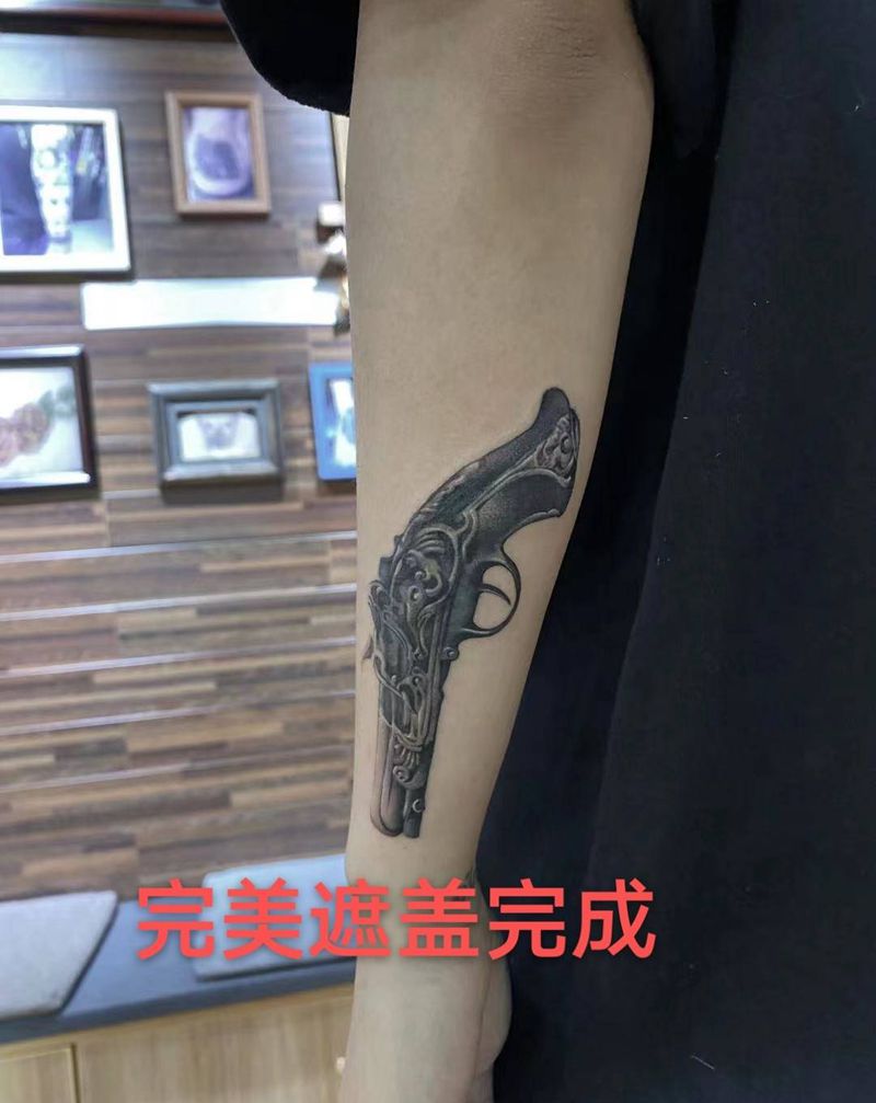 遮盖作品纹身图片_手臂纹身图案