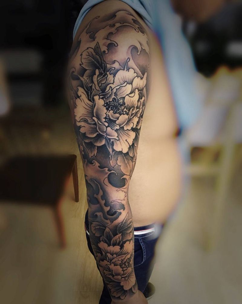 花臂纹身图片