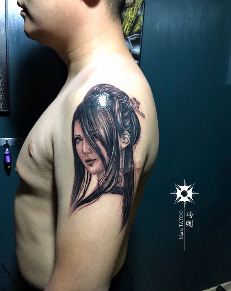 都是美女纹身图片