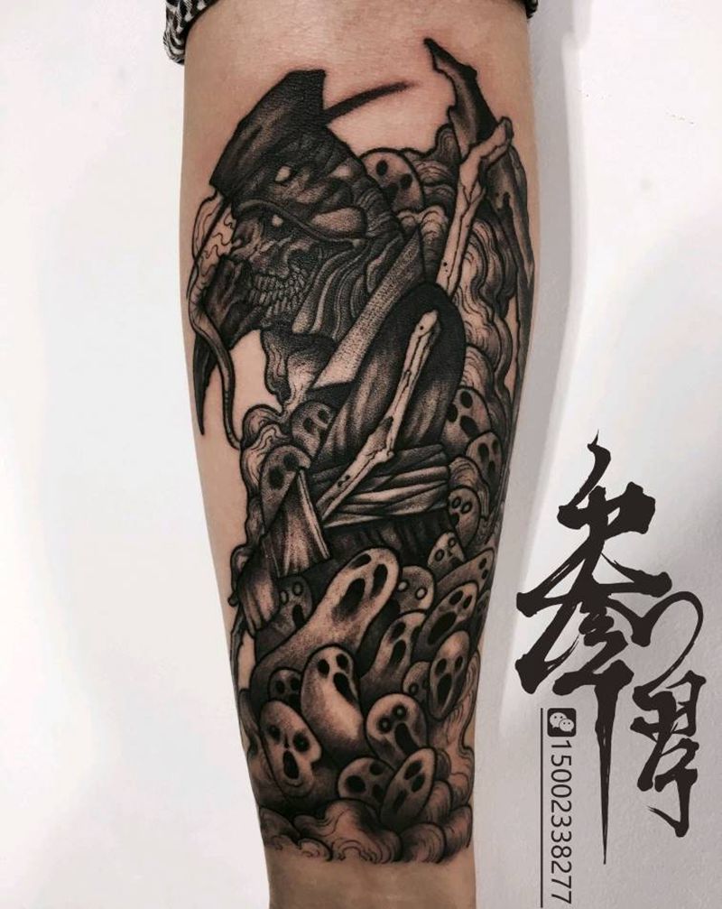 鸟嘴医生纹身图片