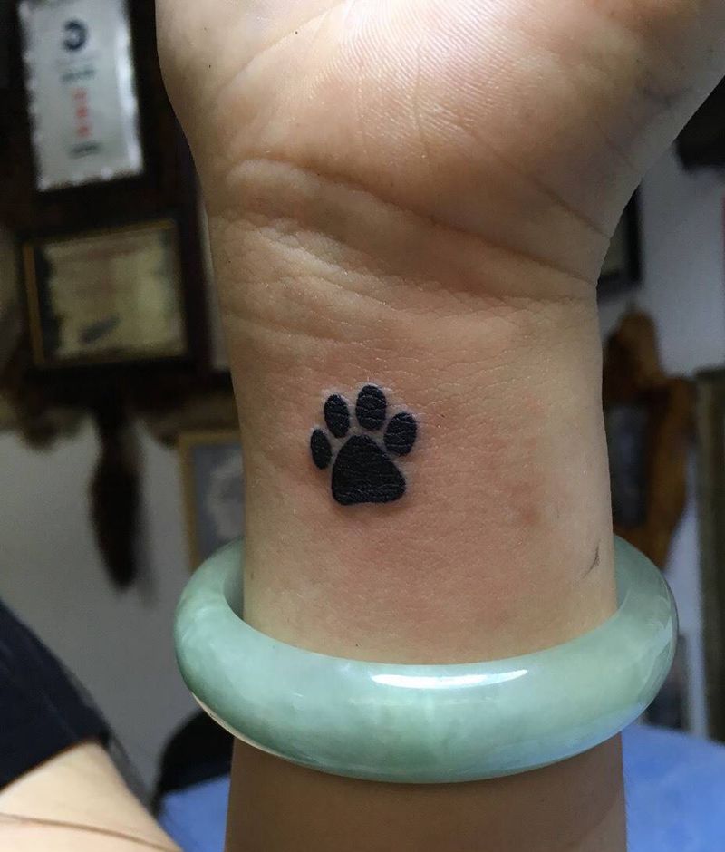 宠印纹身图片_成品手部清新图腾纹身图案