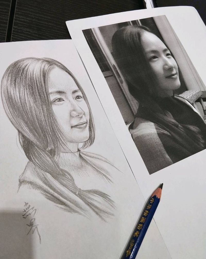 手稿纹身图片_人物手稿纹身图案