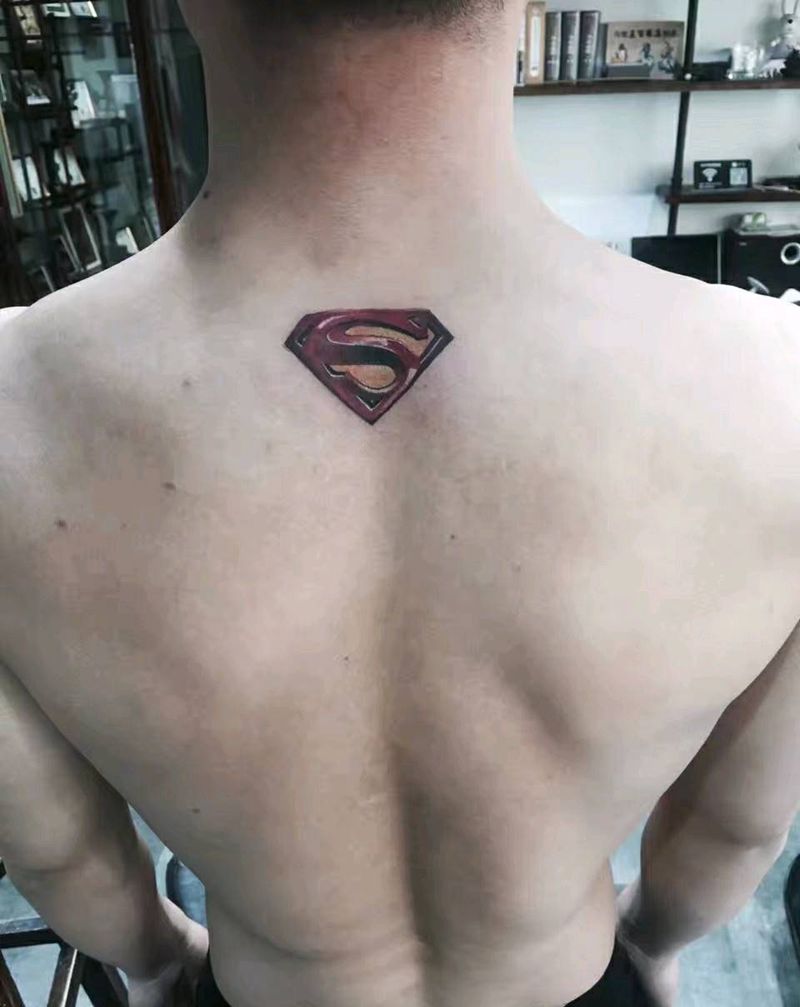 超人纹身图片