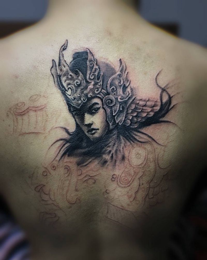 赵子龙纹身图片