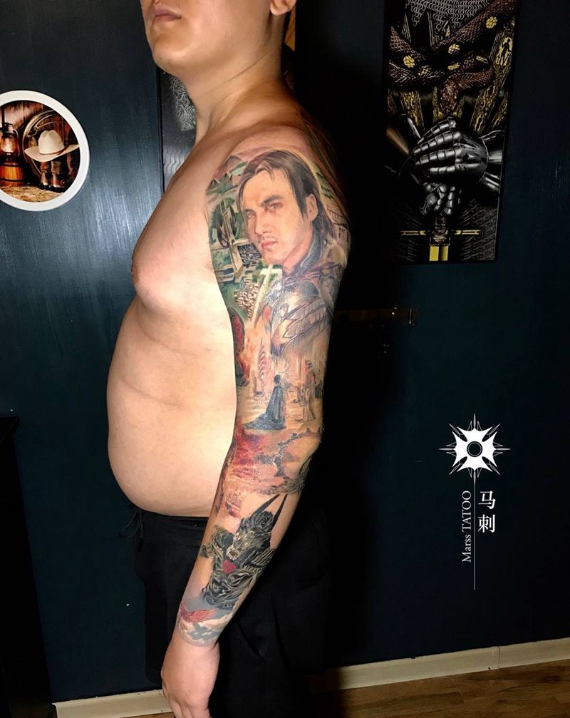 神战-权力之眼未完成纹身图片