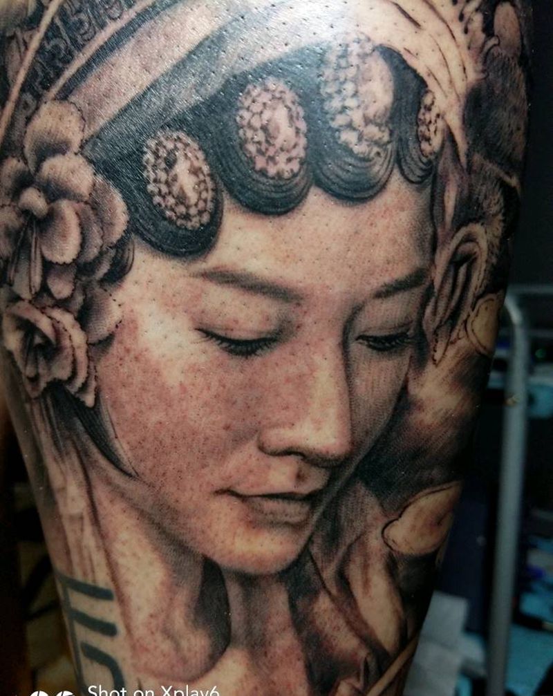 人物肖像纹身图片