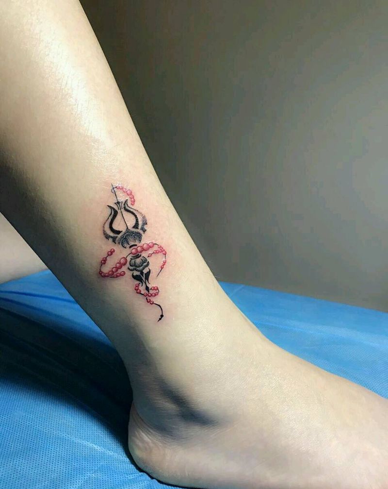 点刺降魔杵纹身图片