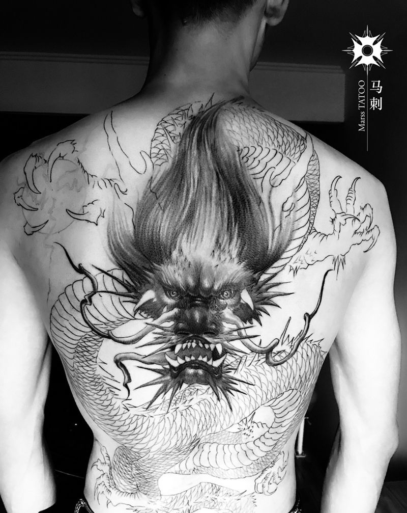 龙纹身图片