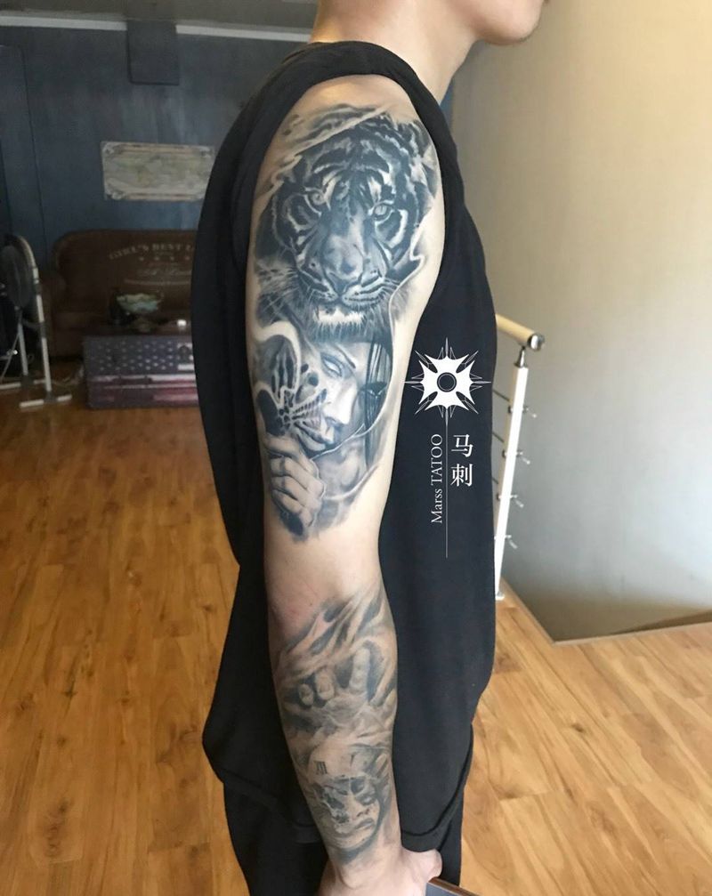 恢复后纹身图片