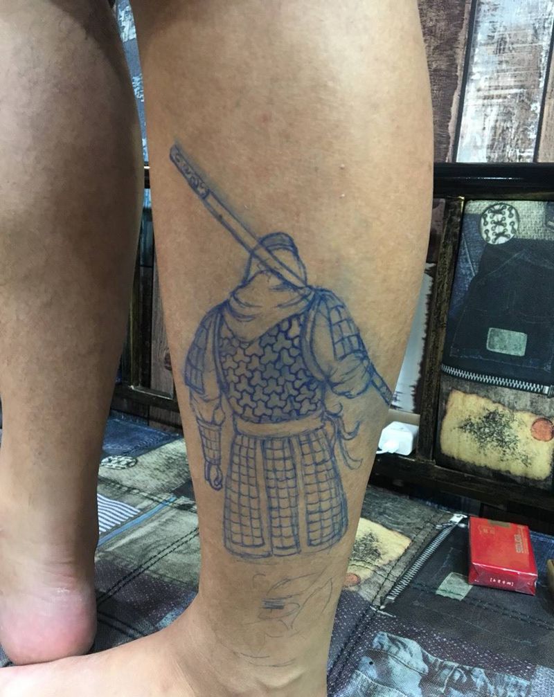 我会是你的盖世英雄吗？纹身图片