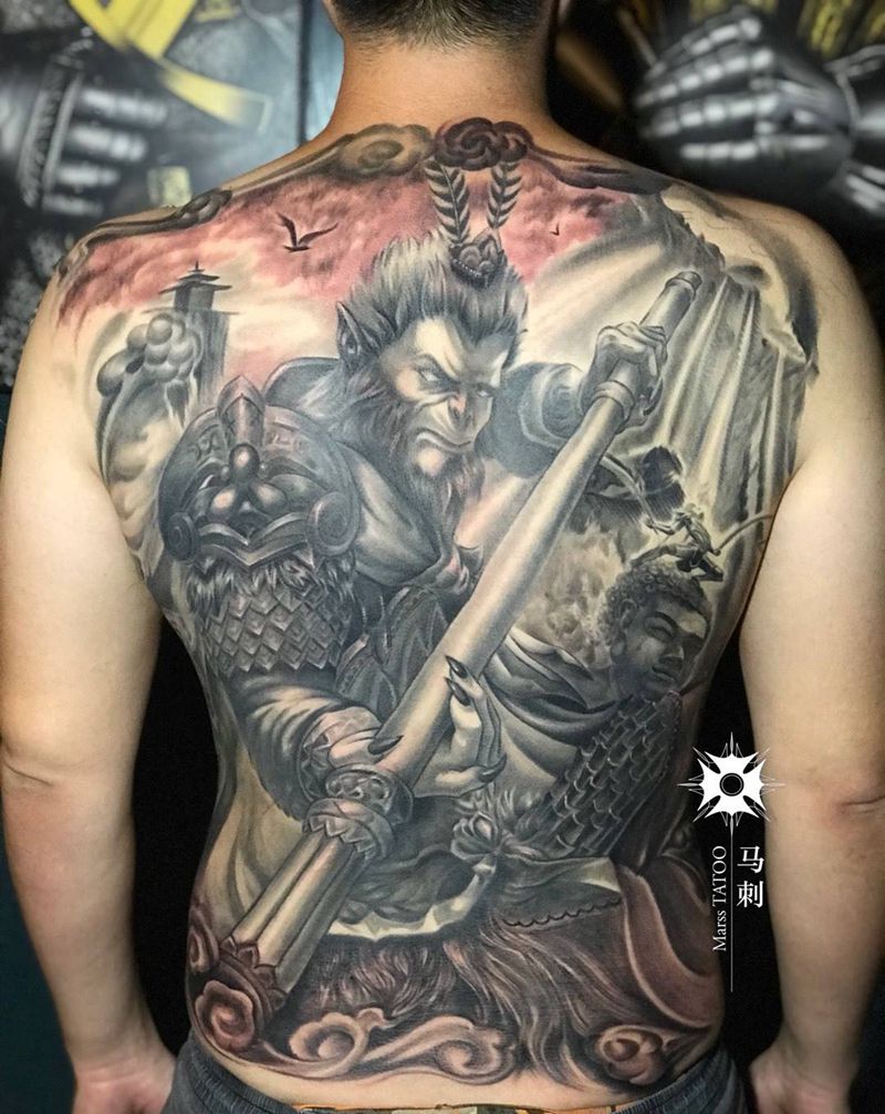 齐天大圣纹身图片