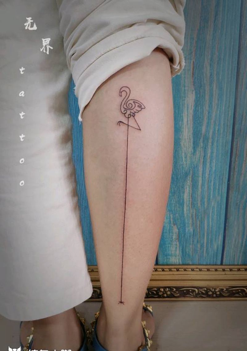 线条图纹身图片