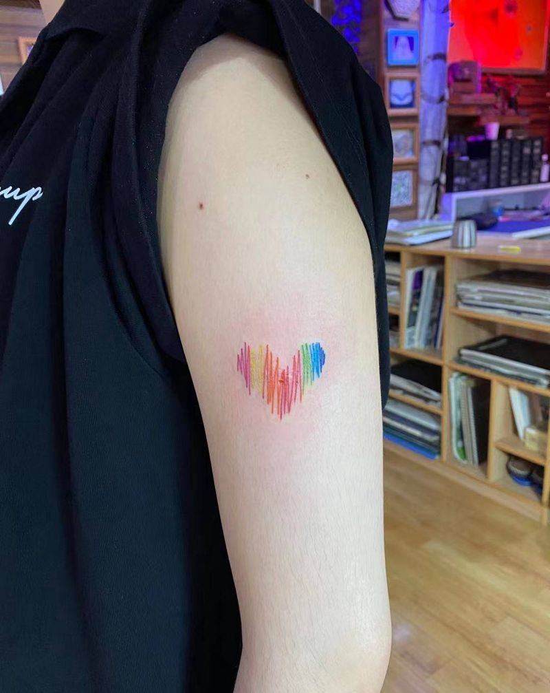 小清新纹身图片_手臂纹身图案