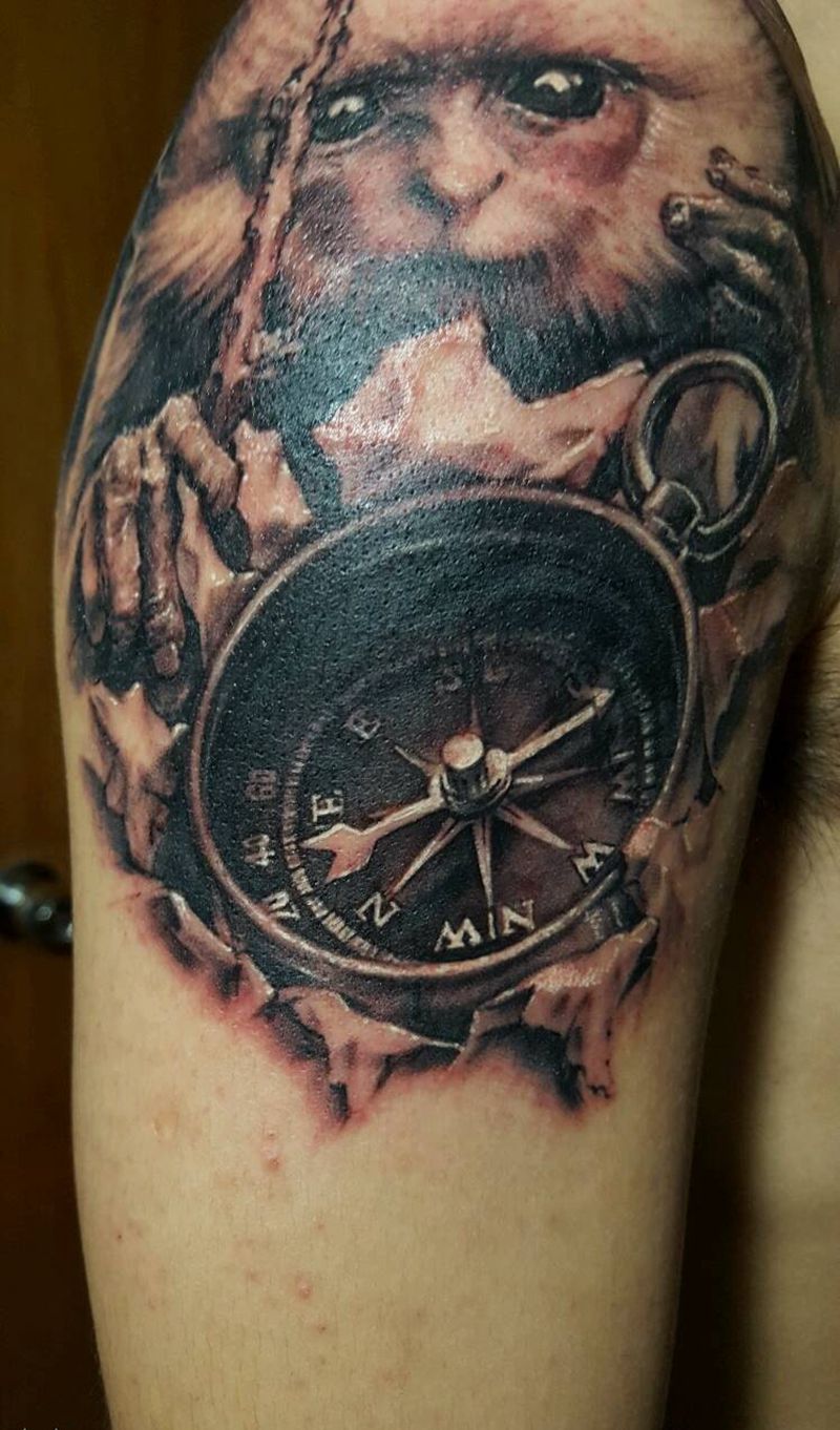 迎接未来纹身图片_手臂欧美写实动物静物原创成品纹身图案