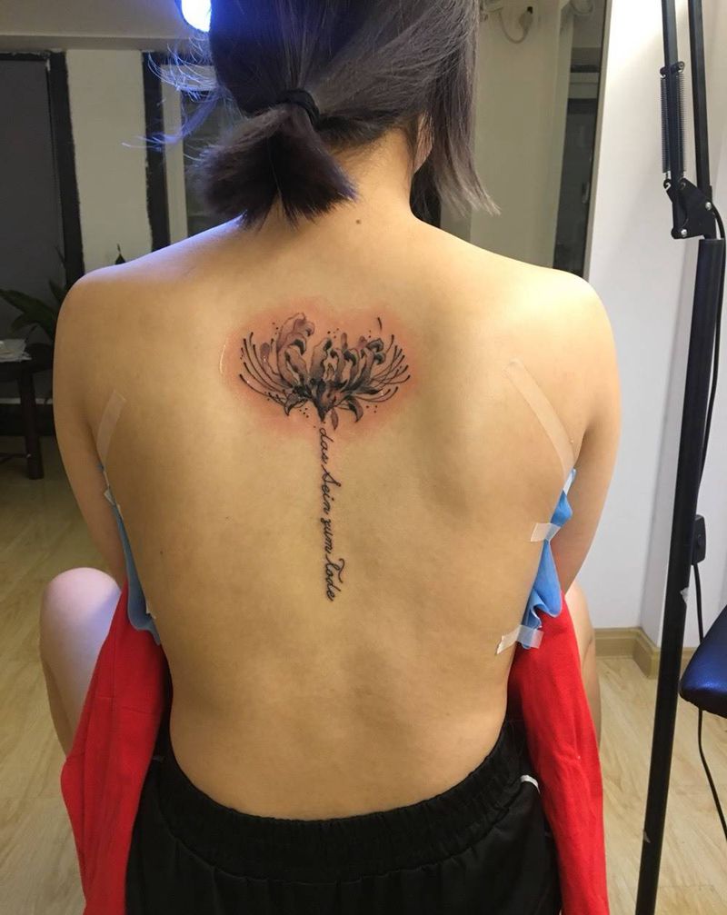 彼岸花纹身图片