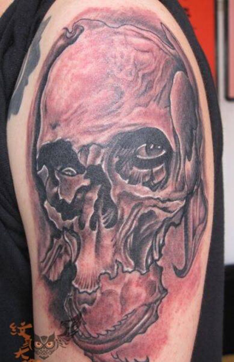 鬼面传奇纹身图片