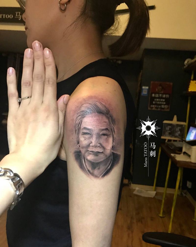 肖像纹身图片