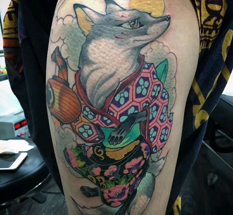 黄半仙纹身图片