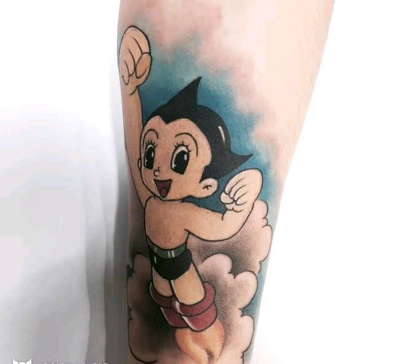 阿童木纹身图片