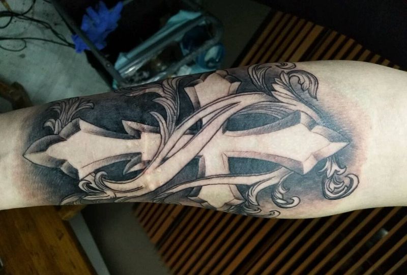 十字架纹身纹身图片