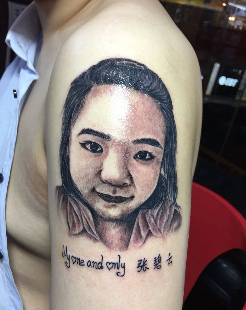 肖像纹身图片