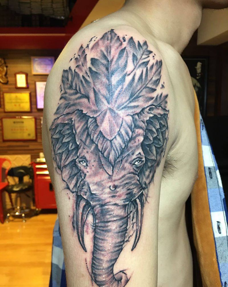 象纹身图片_手臂欧美写实纹身图案