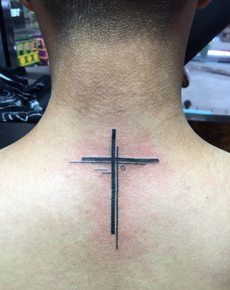 十字架纹身图片