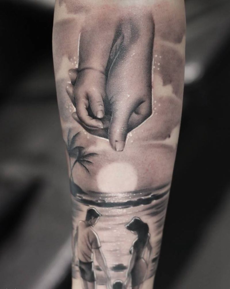 肖像纹身图片_手臂纹身图案