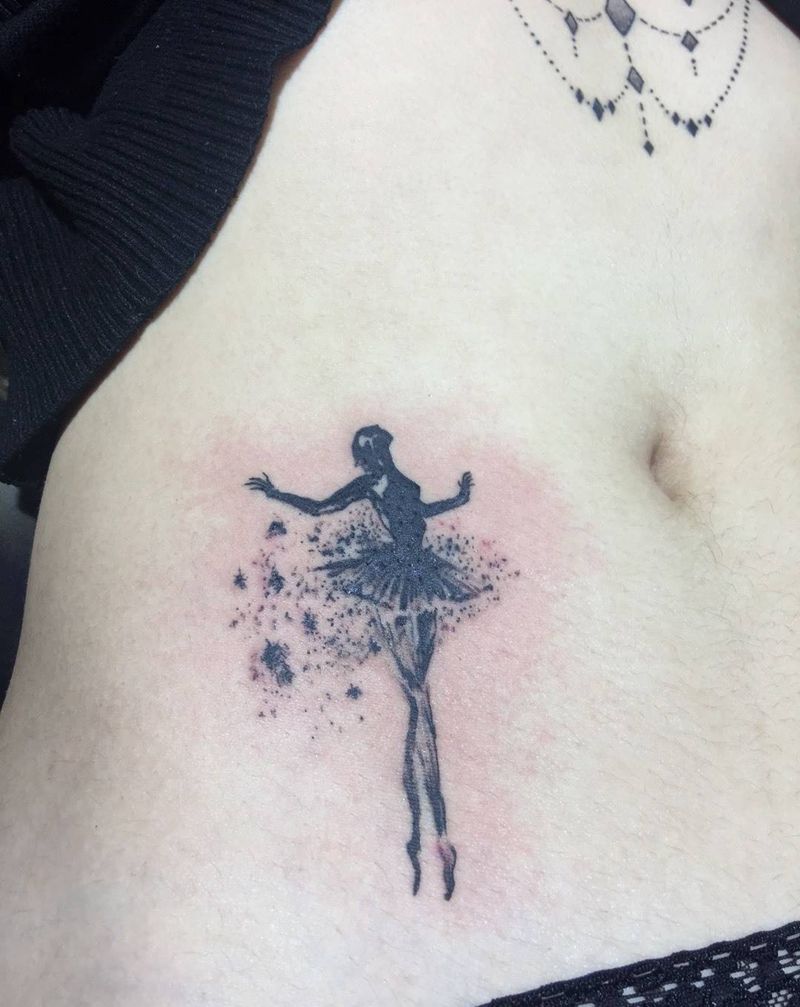 舞者纹身图片