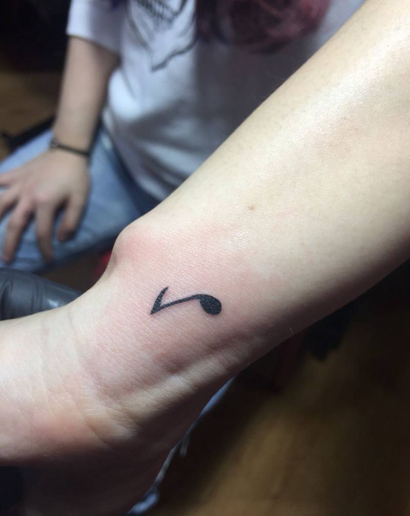 音乐符号纹身图片