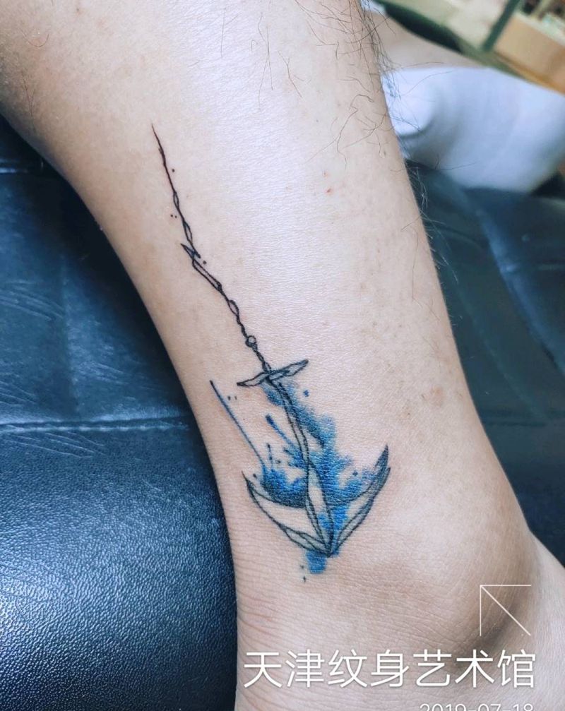 小图纹身图片_腿部纹身图案