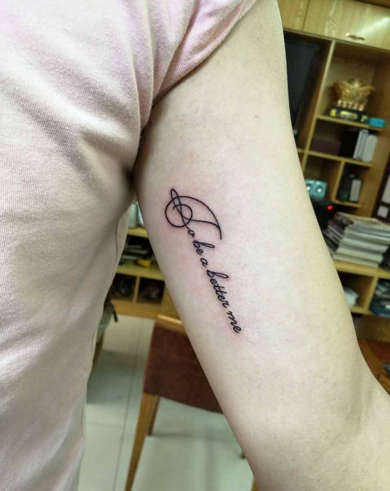 字母纹身图片