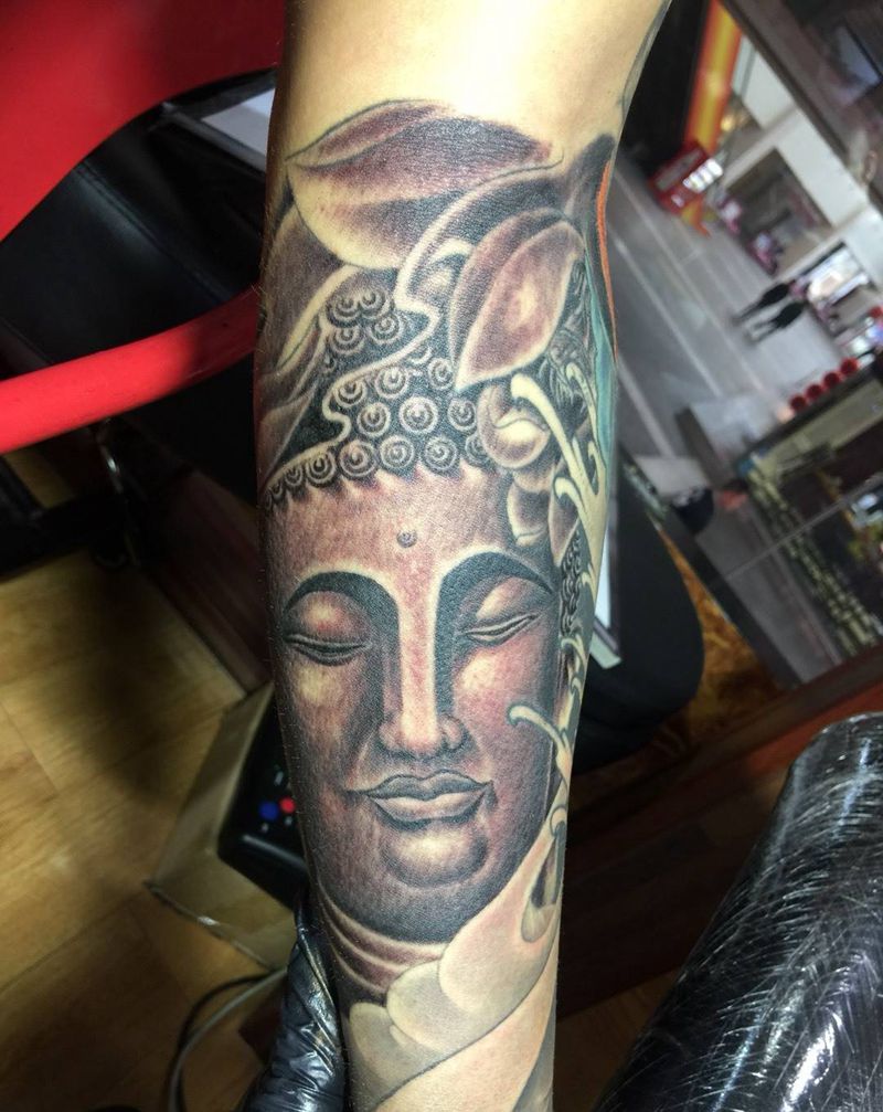 佛纹身图片