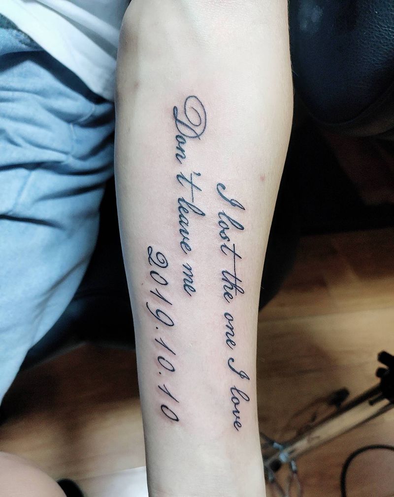 字母纹身图片_手臂纹身图案