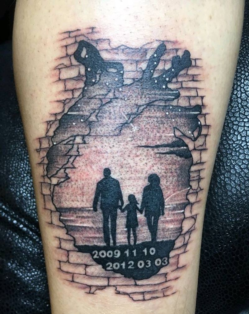 ❤️纹身图片_腿部纹身图案