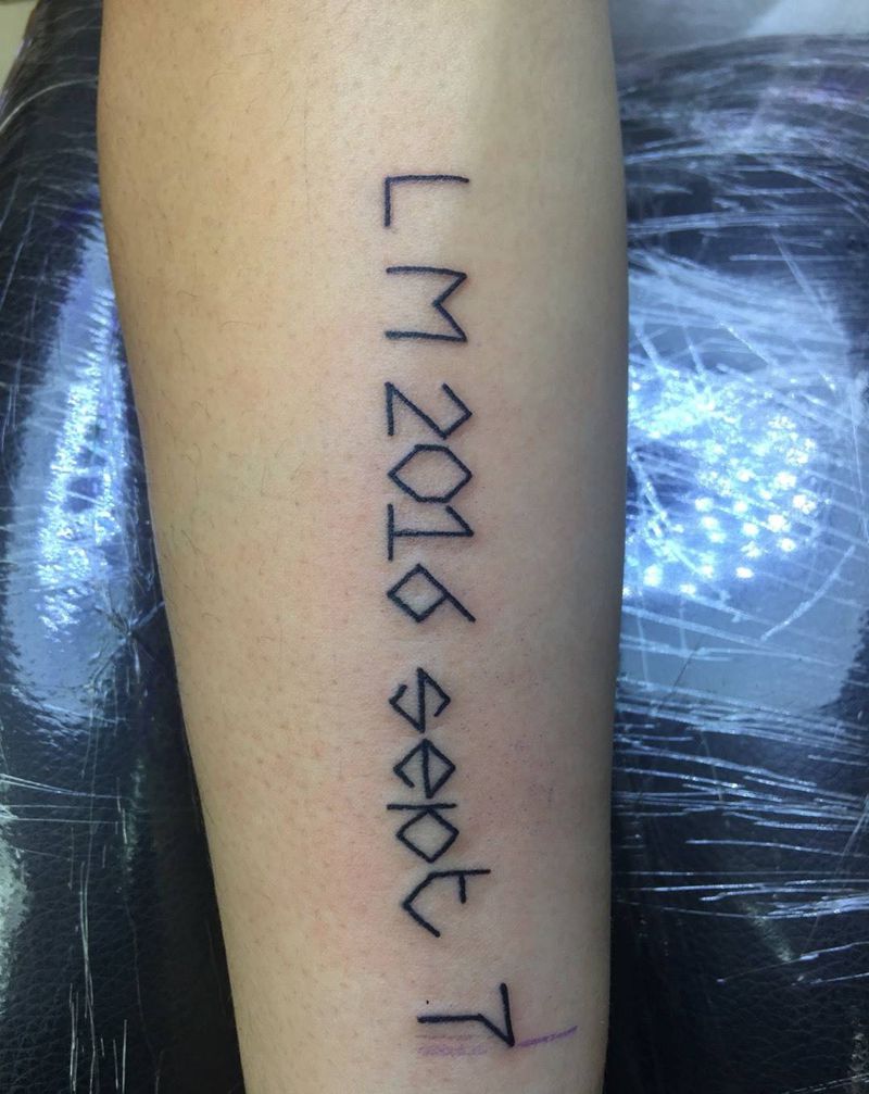 情侣纪念纹身图片