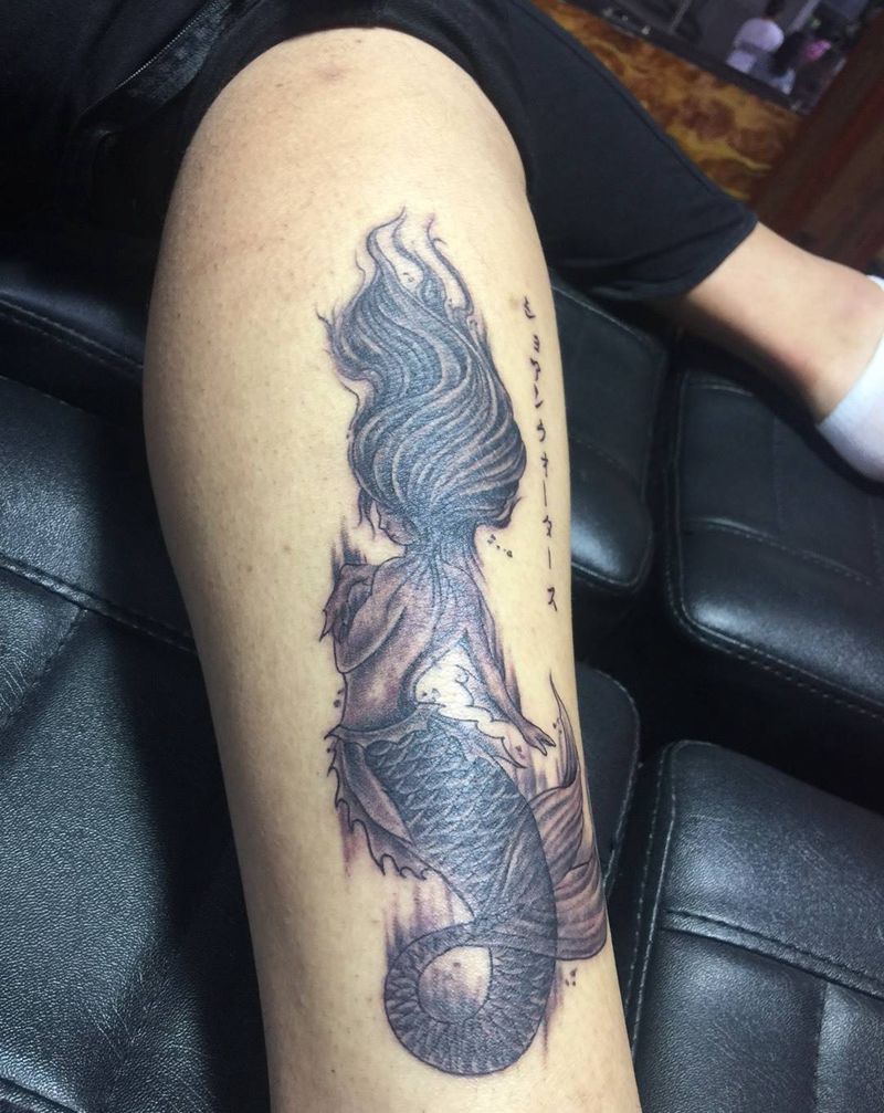 人鱼纹身图片
