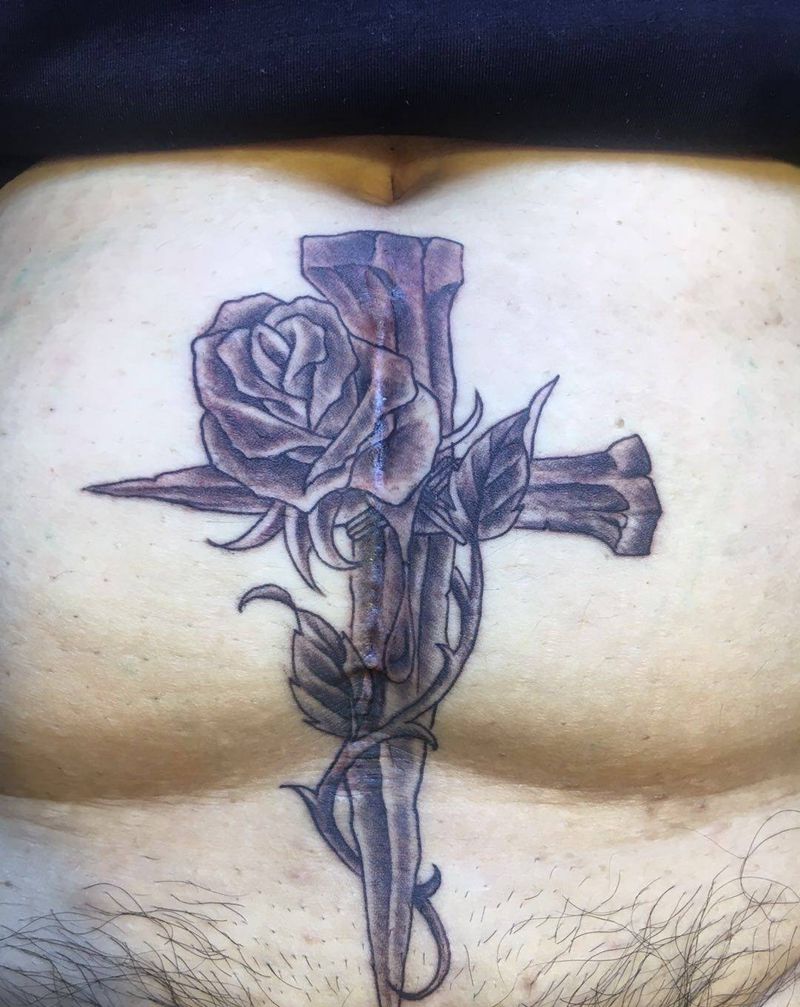 盖疤痕纹身图片