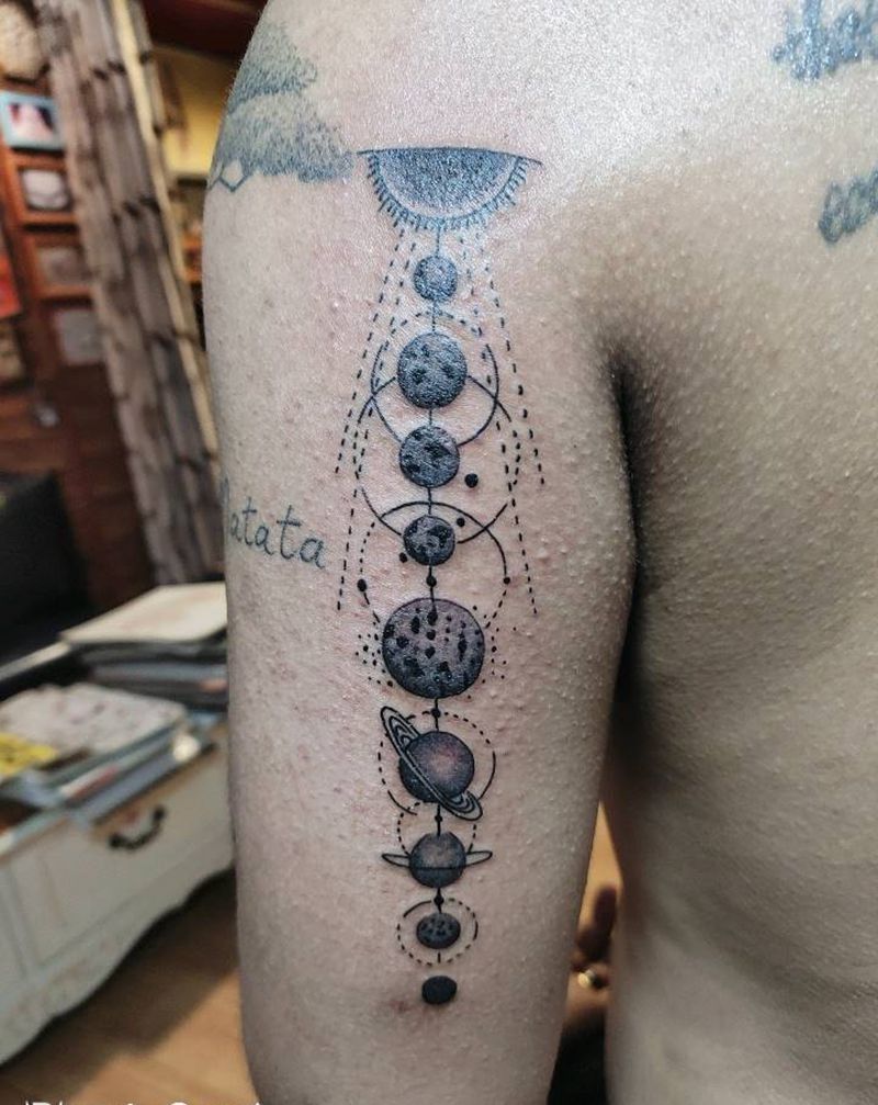 小清新纹身图片_手臂纹身图案