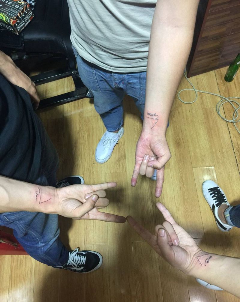 好基友纹身图片