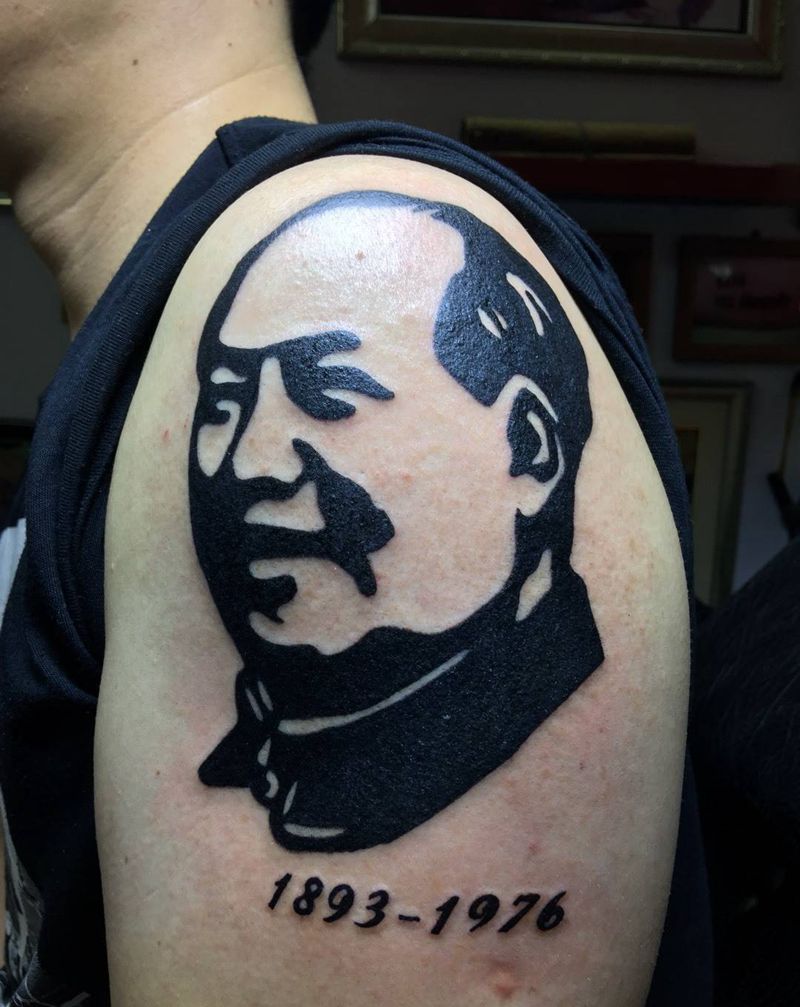 毛爷爷纹身图片