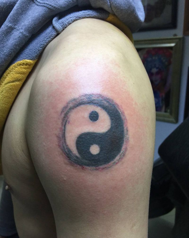 太极纹身图片