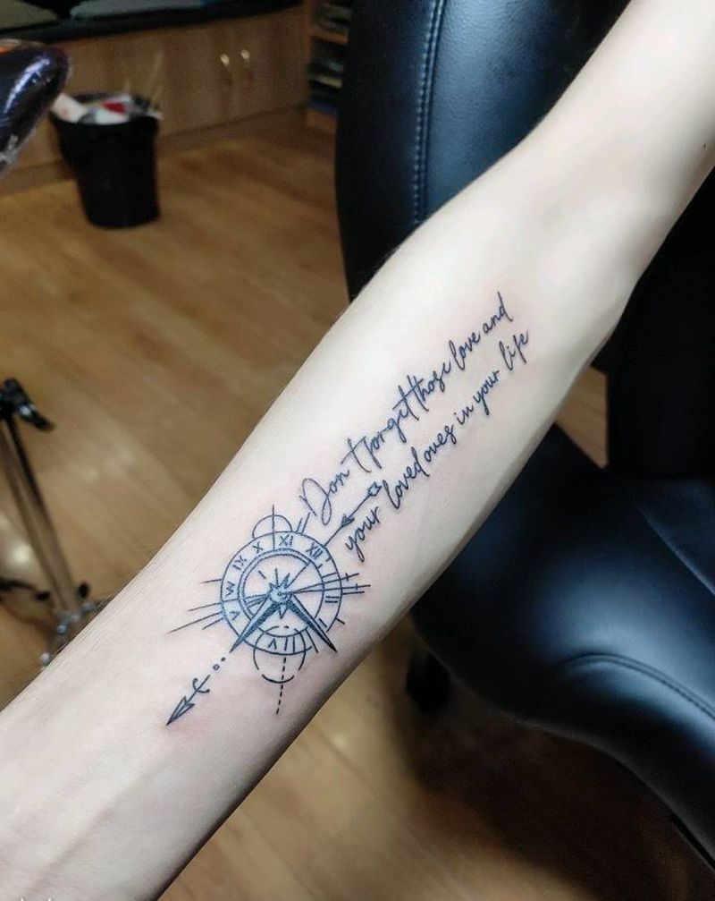 字母纹身图片_手臂纹身图案