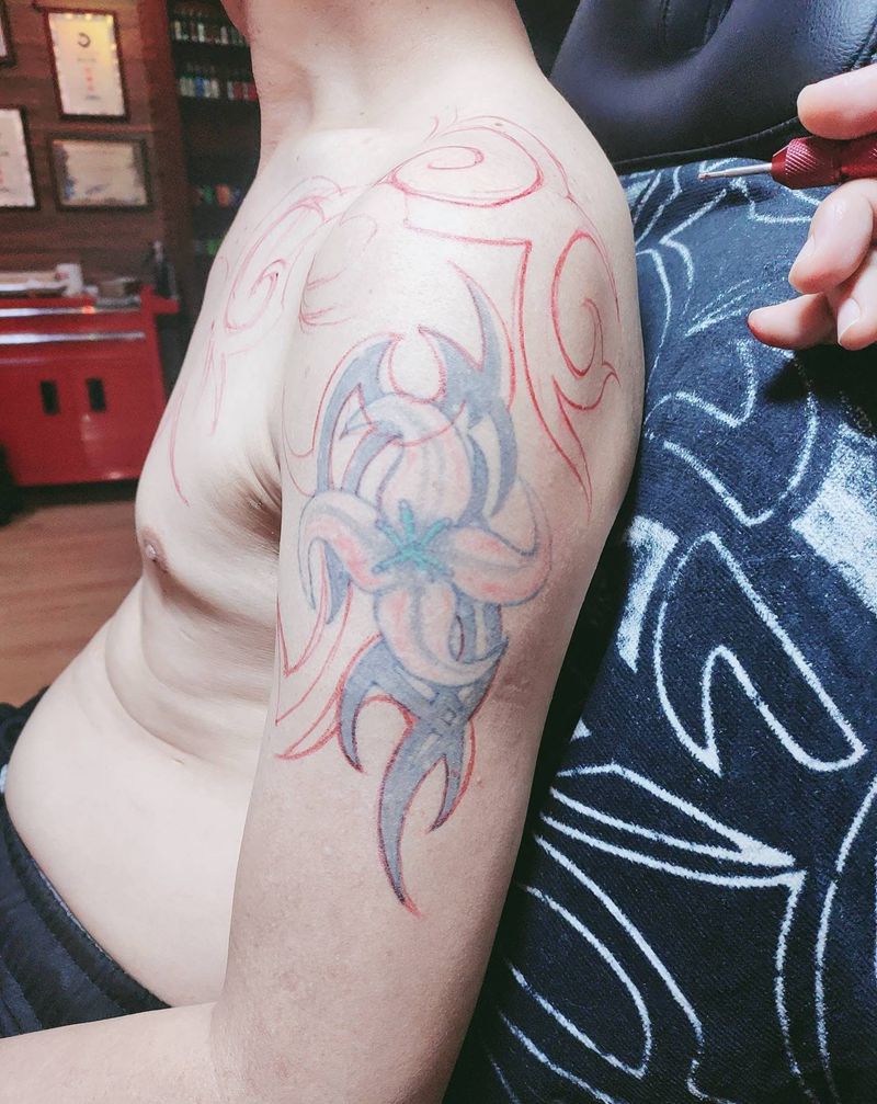 修改作品纹身图片_手臂纹身图案