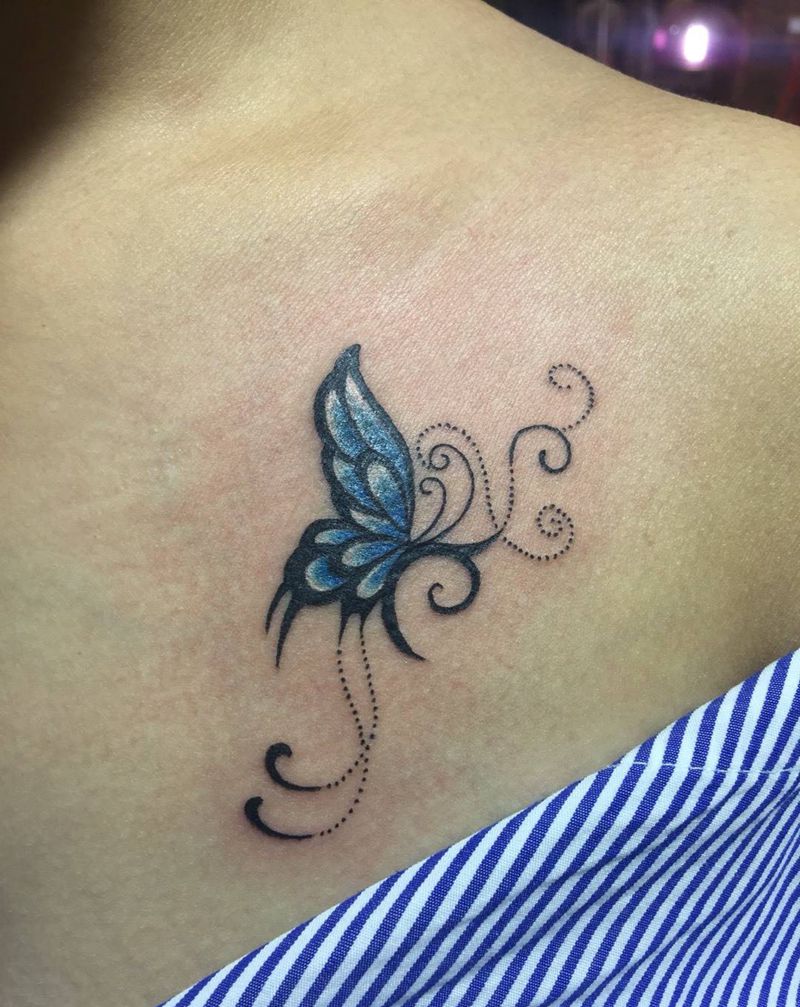 蝴蝶纹身图片