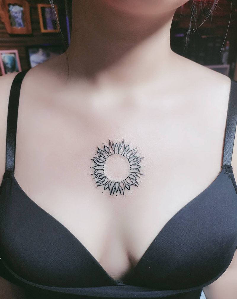 小图纹身图片_胸部纹身图案